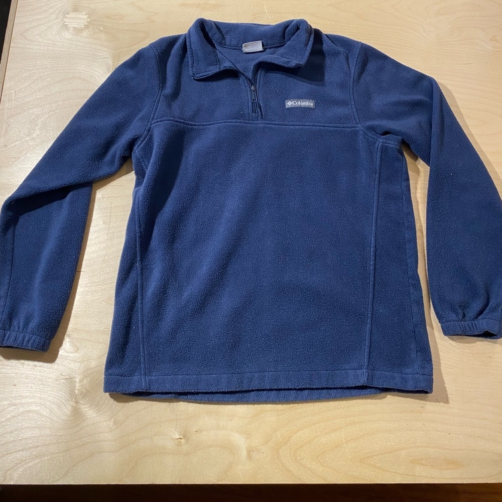 Columbia Men's Blue Fleece Pullover Large (MG)